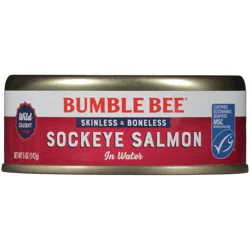Bumble Bee Skinless & Boneless Wild Red Salmon in Water