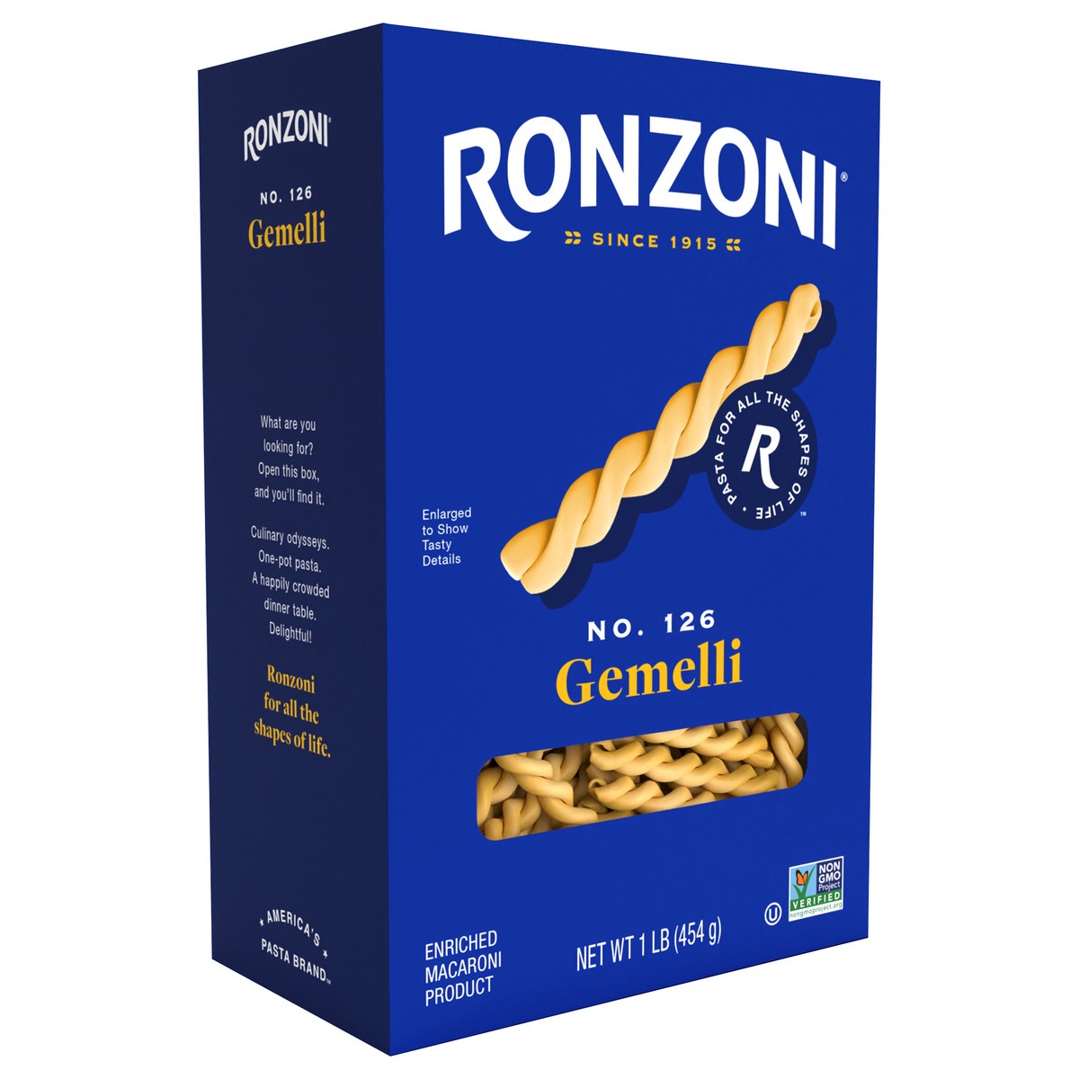 slide 5 of 9, Ronzoni Gemelli, 1 lb