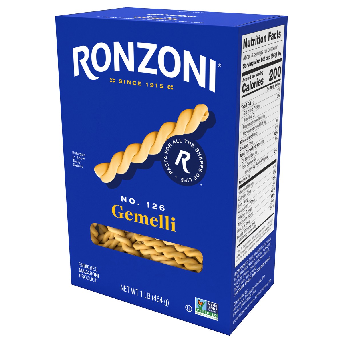 slide 7 of 9, Ronzoni Gemelli, 1 lb