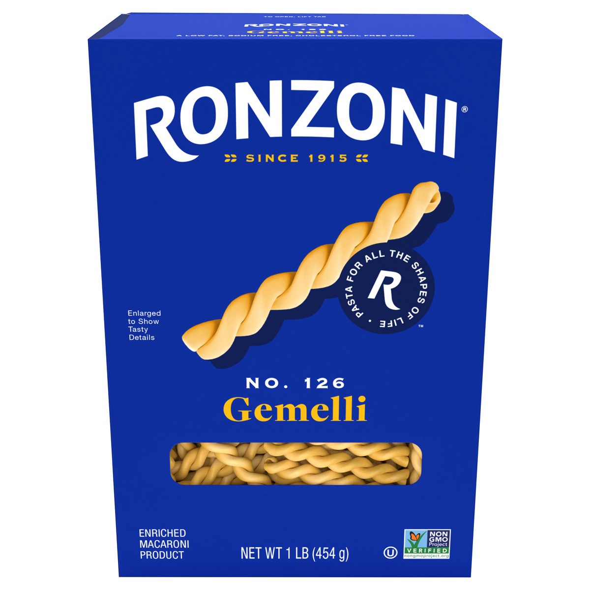 slide 1 of 9, Ronzoni Gemelli, 1 lb