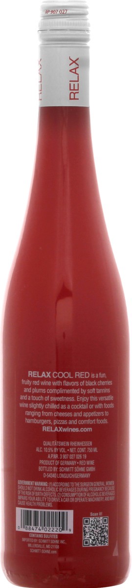 slide 3 of 8, Sutter Home Relaxed Cool Red Wine, 750 ml
