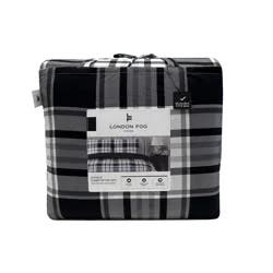 London Fog Comforter Set, Twin, 2pc, Warren Plaid