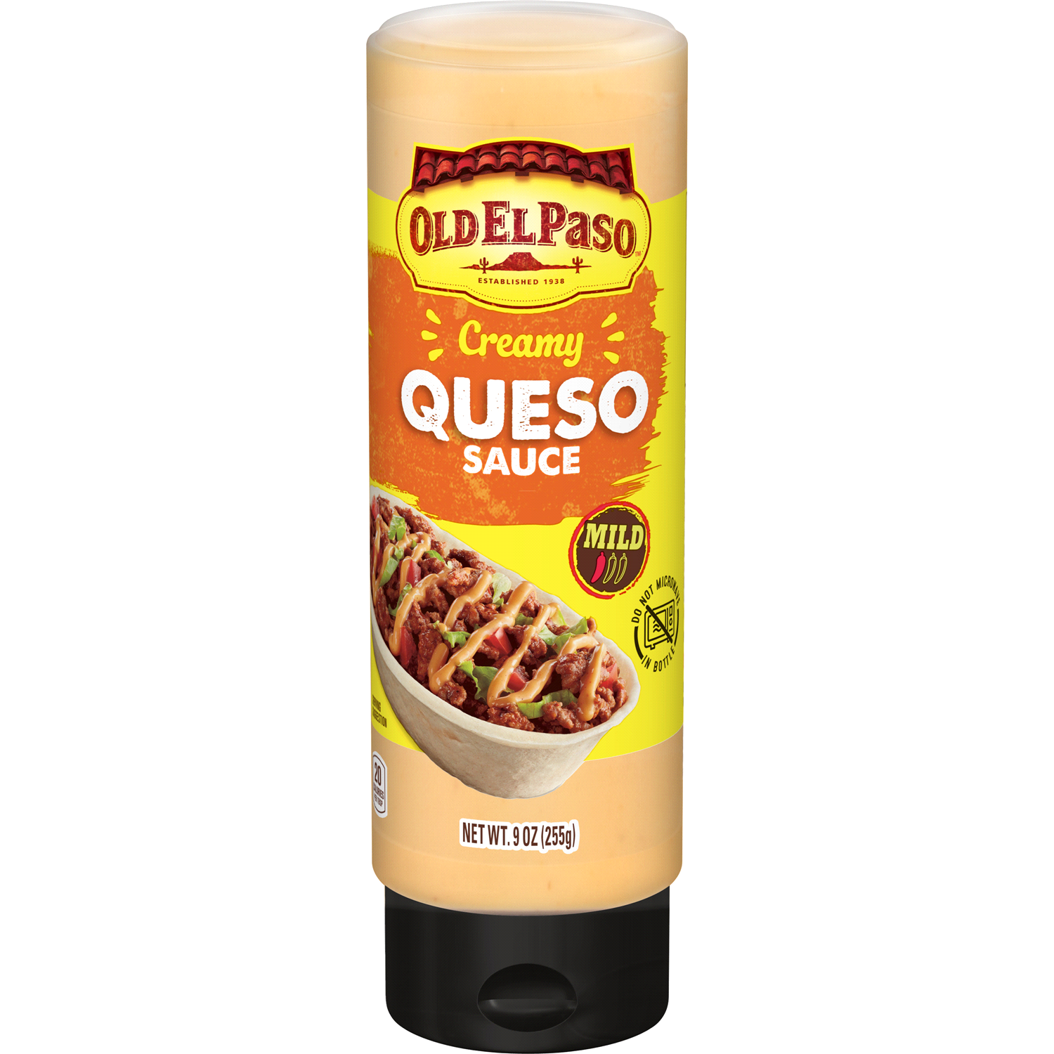 slide 1 of 2, Old El Paso Taco Sauce - Creamy Queso Dip, 9 oz., 9 oz