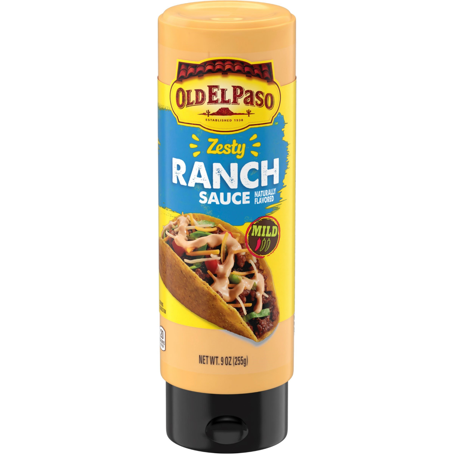 slide 1 of 2, Old El Paso Taco Sauce, Zesty Ranch Sauce, Squeeze Bottle- 9 oz, 9 oz