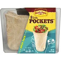 Old El Paso Tortilla Pockets, 8 Pockets, 8.4 oz.