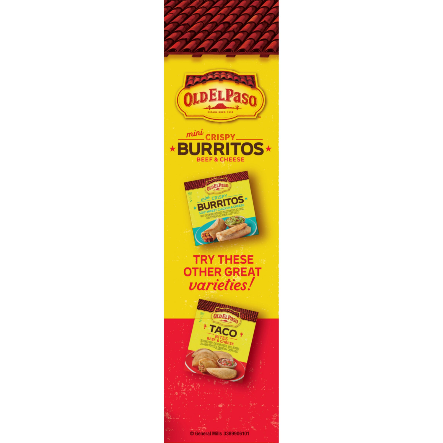 slide 2 of 5, Old El Paso Mini Crispy Burritos Beef and Cheese, 8 Ct, 8 ct