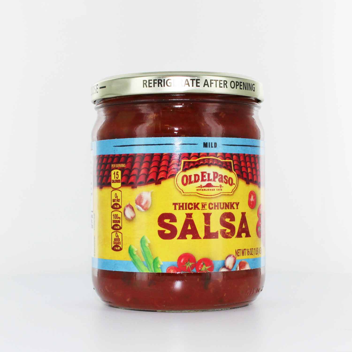 slide 2 of 4, OLD EL PASO MILD SALSA 16OZ, 16 oz