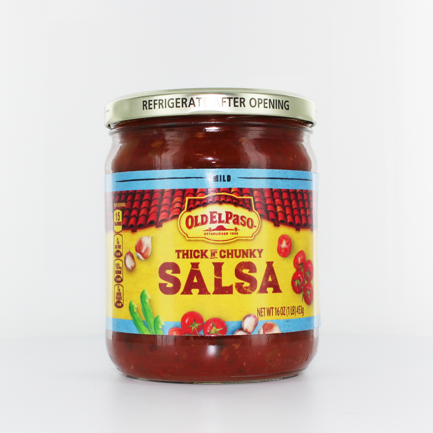 slide 1 of 4, OLD EL PASO MILD SALSA 16OZ, 16 oz