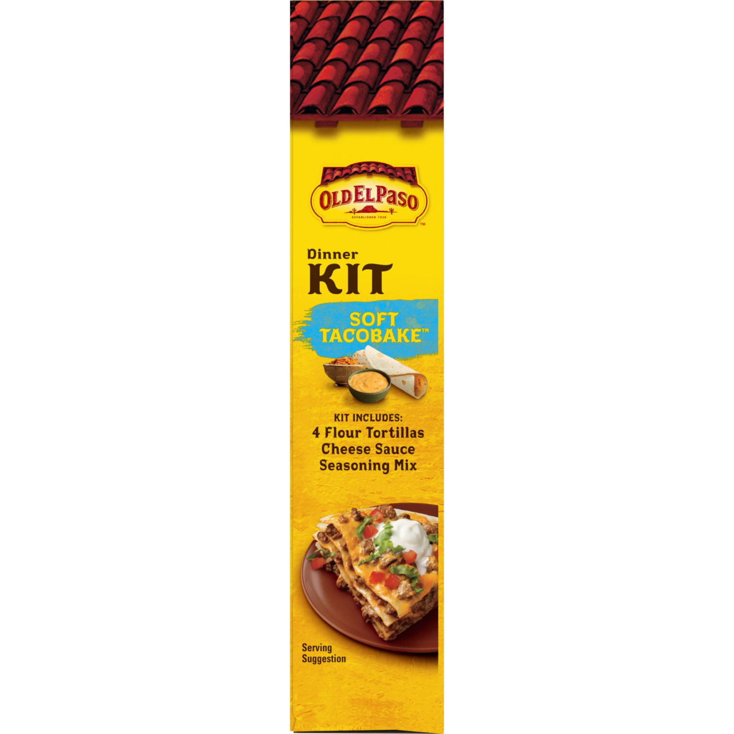 slide 3 of 5, Old El Paso Soft TacoBake Dinner Kit, 8.4 oz., 1 ct