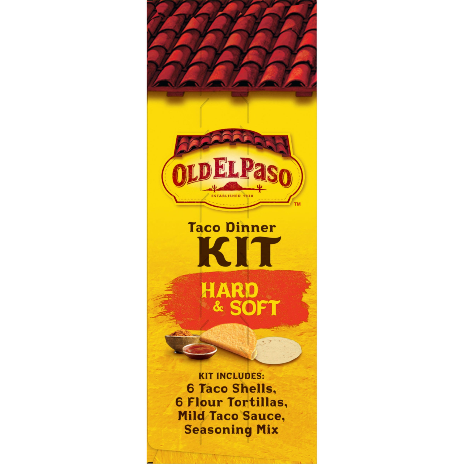 slide 3 of 5, Old El Paso Taco Dinner Kit, Hard & Soft, 11.4 oz., 11.4 oz