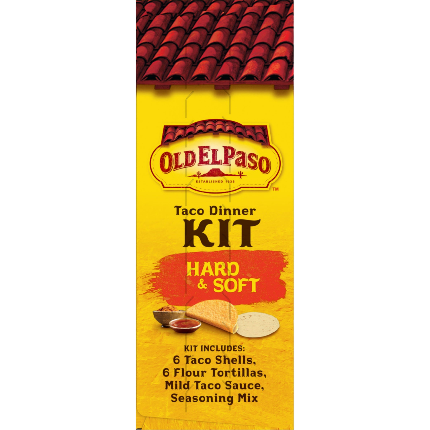 slide 3 of 5, Old El Paso Taco Dinner Kit, Hard & Soft, 11.4 oz., 11.4 oz