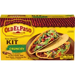 Old El Paso Taco Dinner Kit, Crunchy, 8.8 oz.