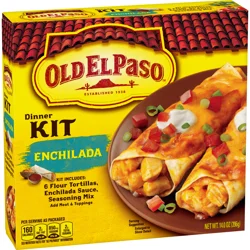 Old El Paso Enchilada Dinner Kit With Flour Tortillas, Enchilada Sauce & Seasoning Mix, 14 oz.