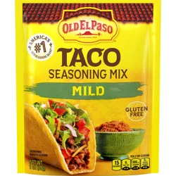 Old El Paso Taco Seasoning, Mild, 1 oz.