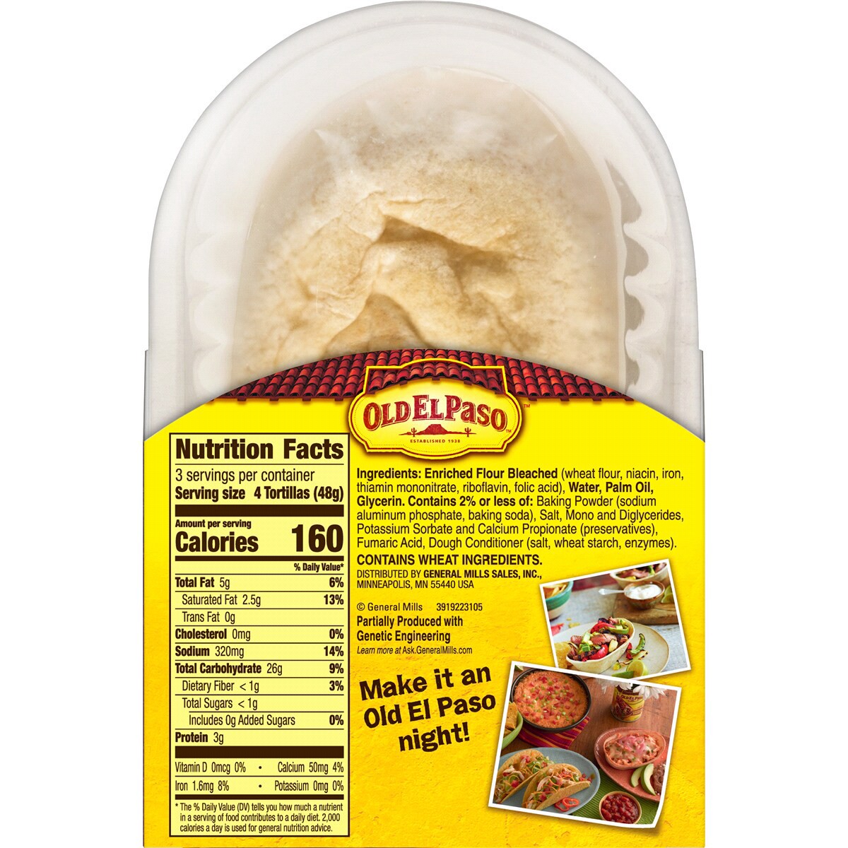 slide 2 of 2, Old El Paso Soft Flour Tortilla Mini Bowls, 12-count, 12 ct