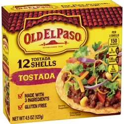 Old El Paso Tostada Shells, Gluten Free, 12-count, 4.5 oz.