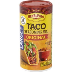 Old El Paso Taco Seasoning, Original, Large Size, 6.25 oz.