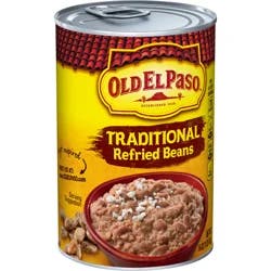 Old El Paso Traditional Canned Refried Beans, 1 Can- 16 oz
