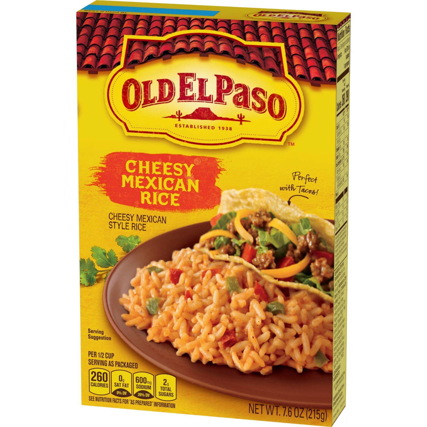 slide 5 of 5, Old El Paso Cheesy Mexican Rice, 7.6 oz., 7.60 oz