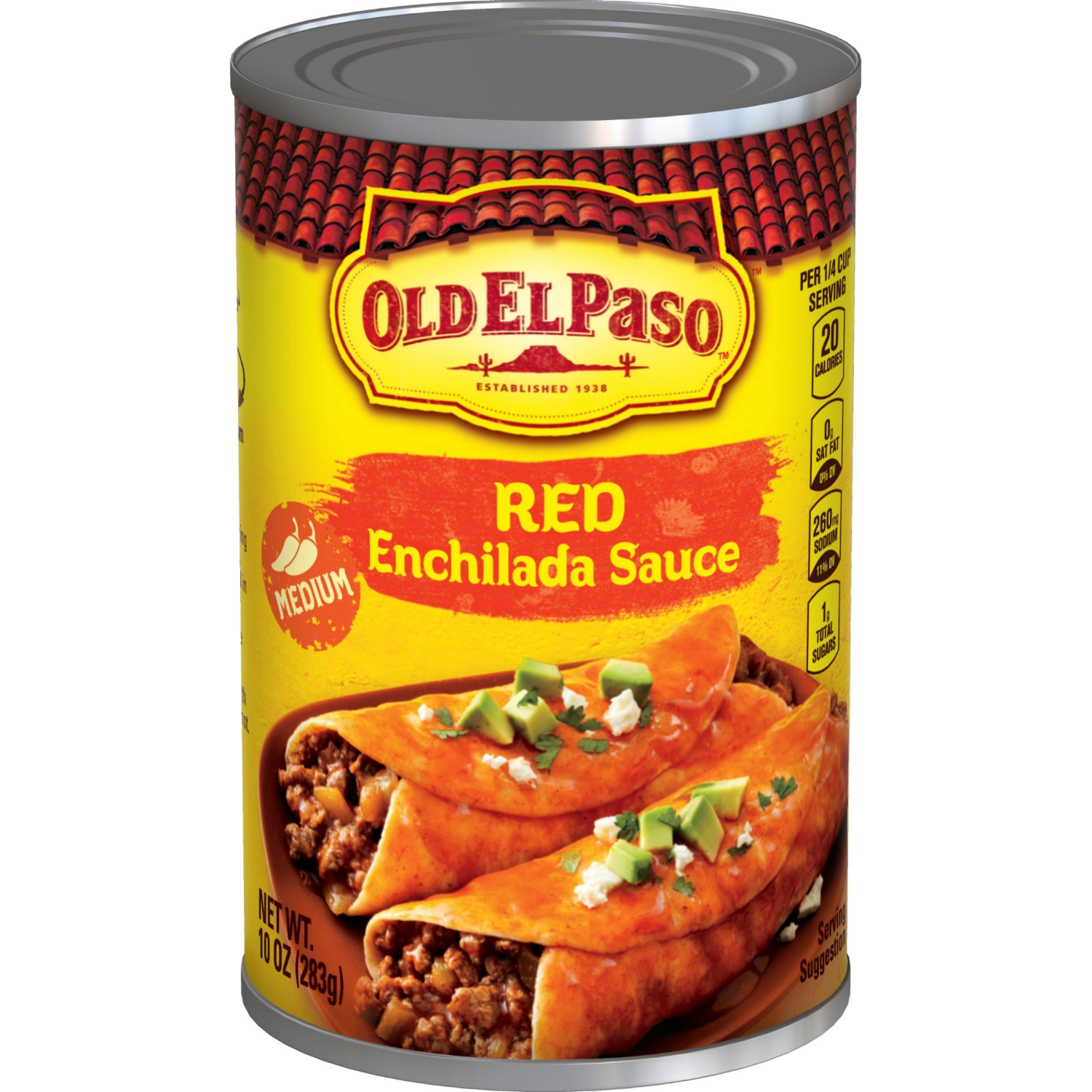 slide 1 of 3, Old El Paso Medium Red Enchilada Sauce, Meal Prep, 10 oz, 10 oz