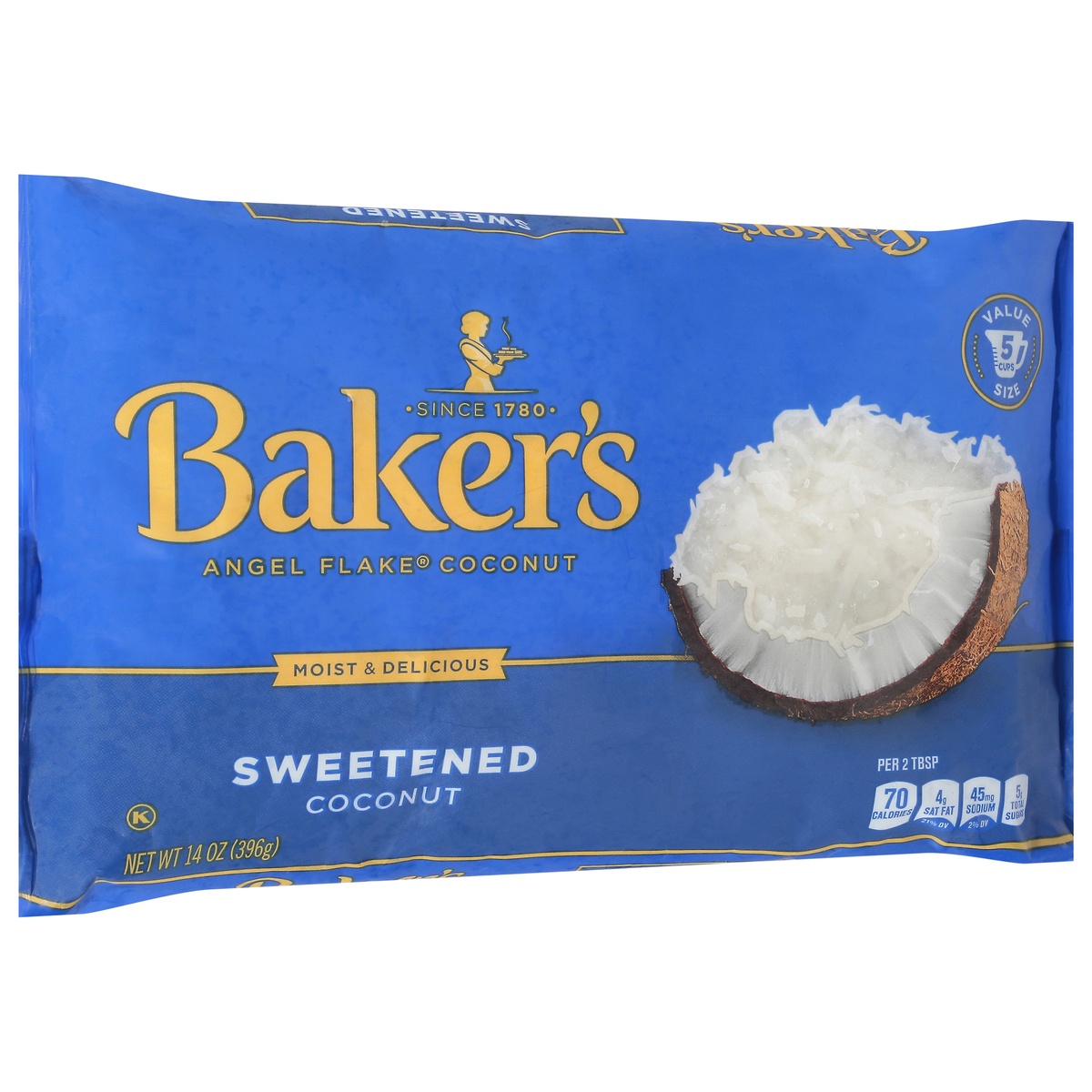 slide 2 of 2, Baker’s Sweetened Angel Flake Coconut, 14 oz