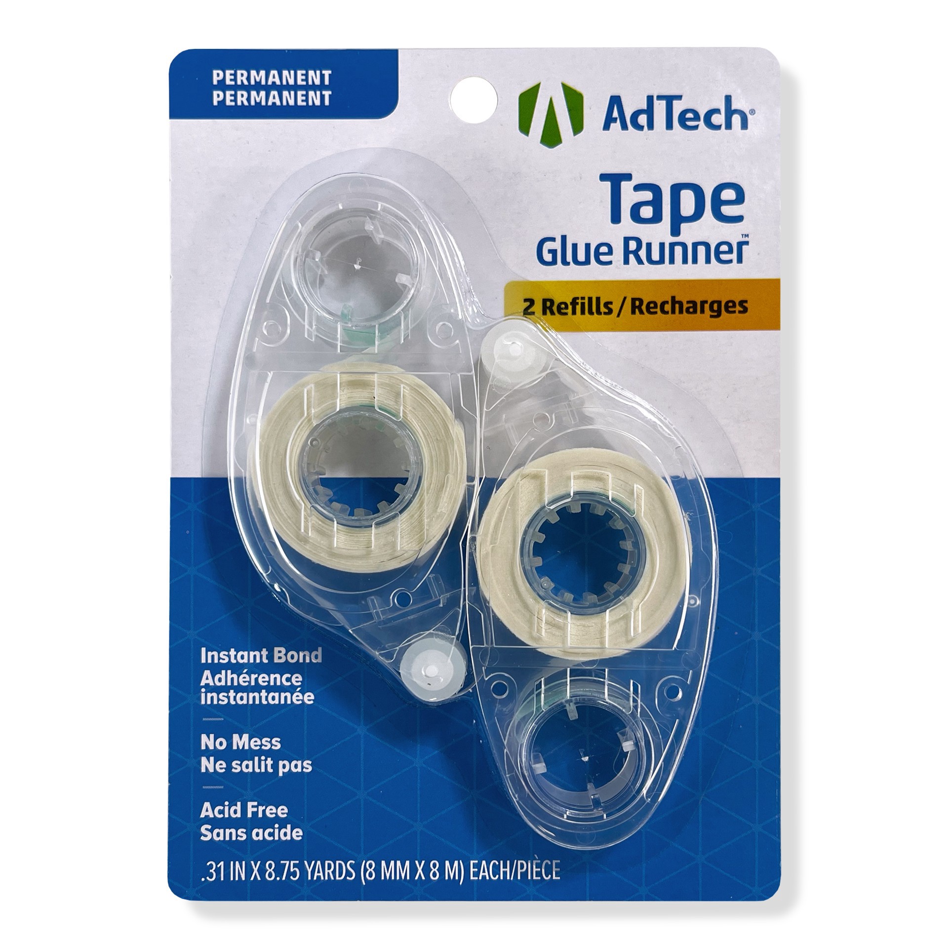 slide 4 of 5, Adtech Tape Glue Runner Refills, 2ct., 2 ct