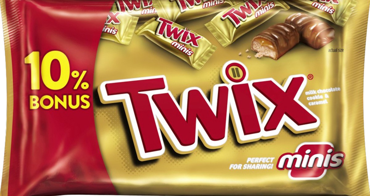 slide 2 of 2, TWIX Caramel MINIS Bonus Bag 13 Ounce, 13 oz