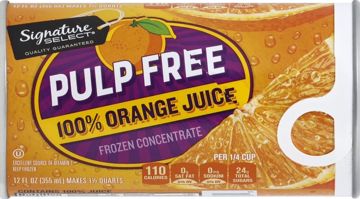 slide 2 of 3, Signature Select 100% Juice 12 oz, 