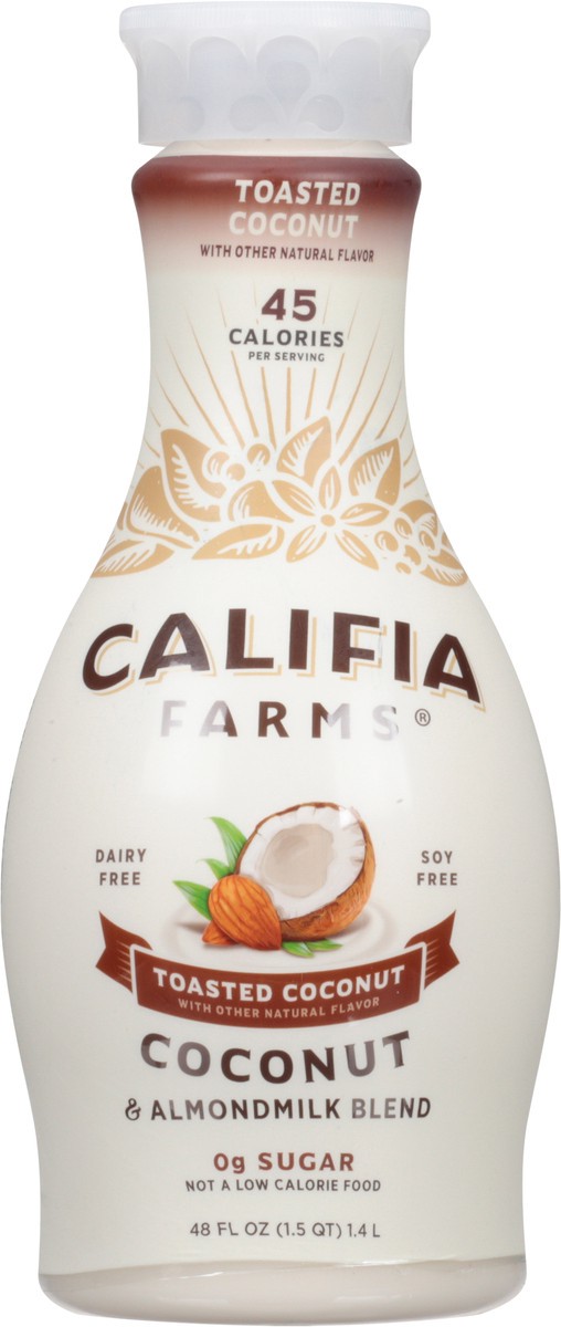slide 1 of 7, Califia Farms Toasted Coconut Almondmilk Blend 48 fl oz, 48 fl oz
