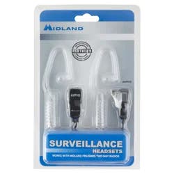 Midland AVPH3 Surveillance Headsets