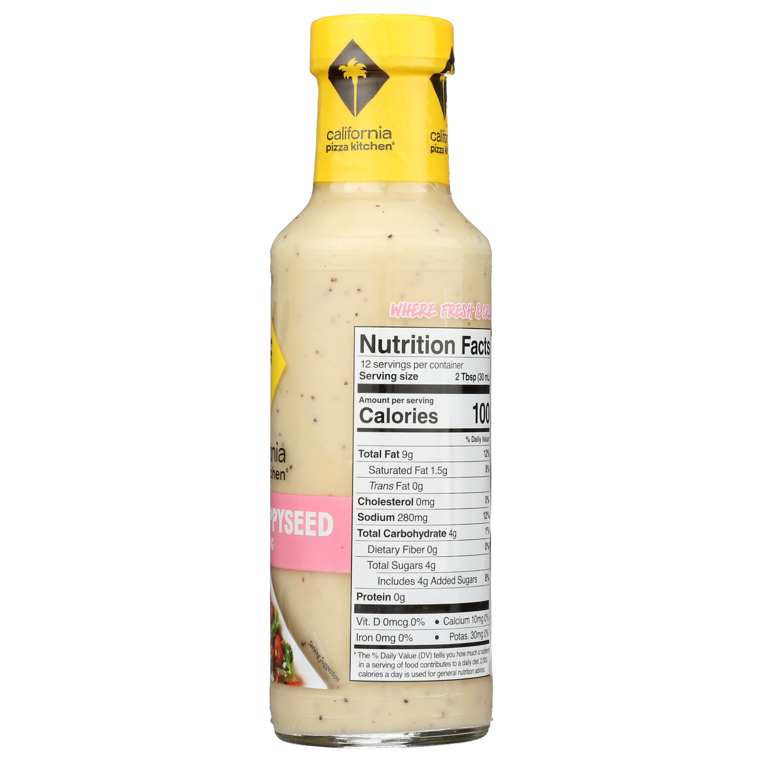 slide 2 of 3, California Pizza Kitchen Citrus Poppyseed Dressing, 12 fl oz