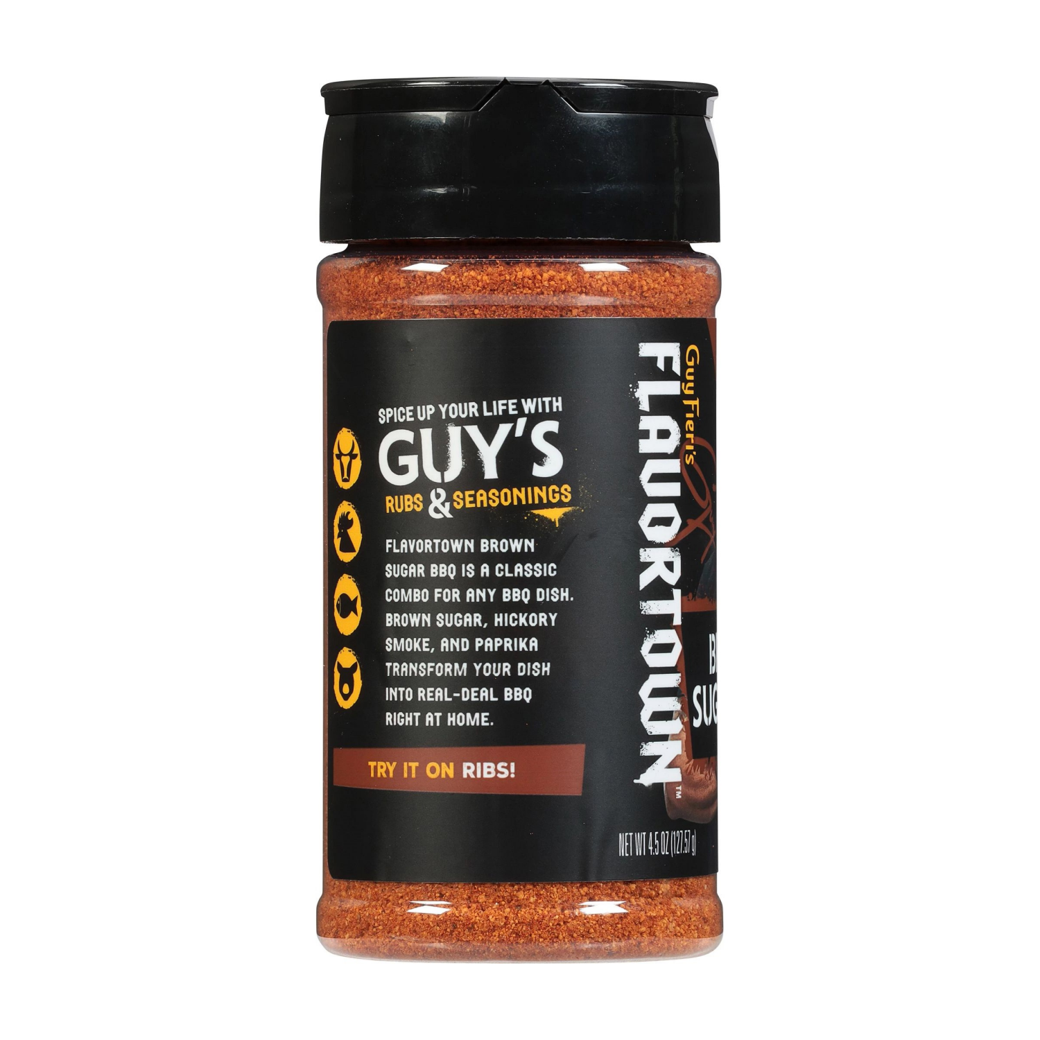 slide 2 of 6, Flavortown Brown Sugar BBQ Rub 4.5 oz, 4.5 oz