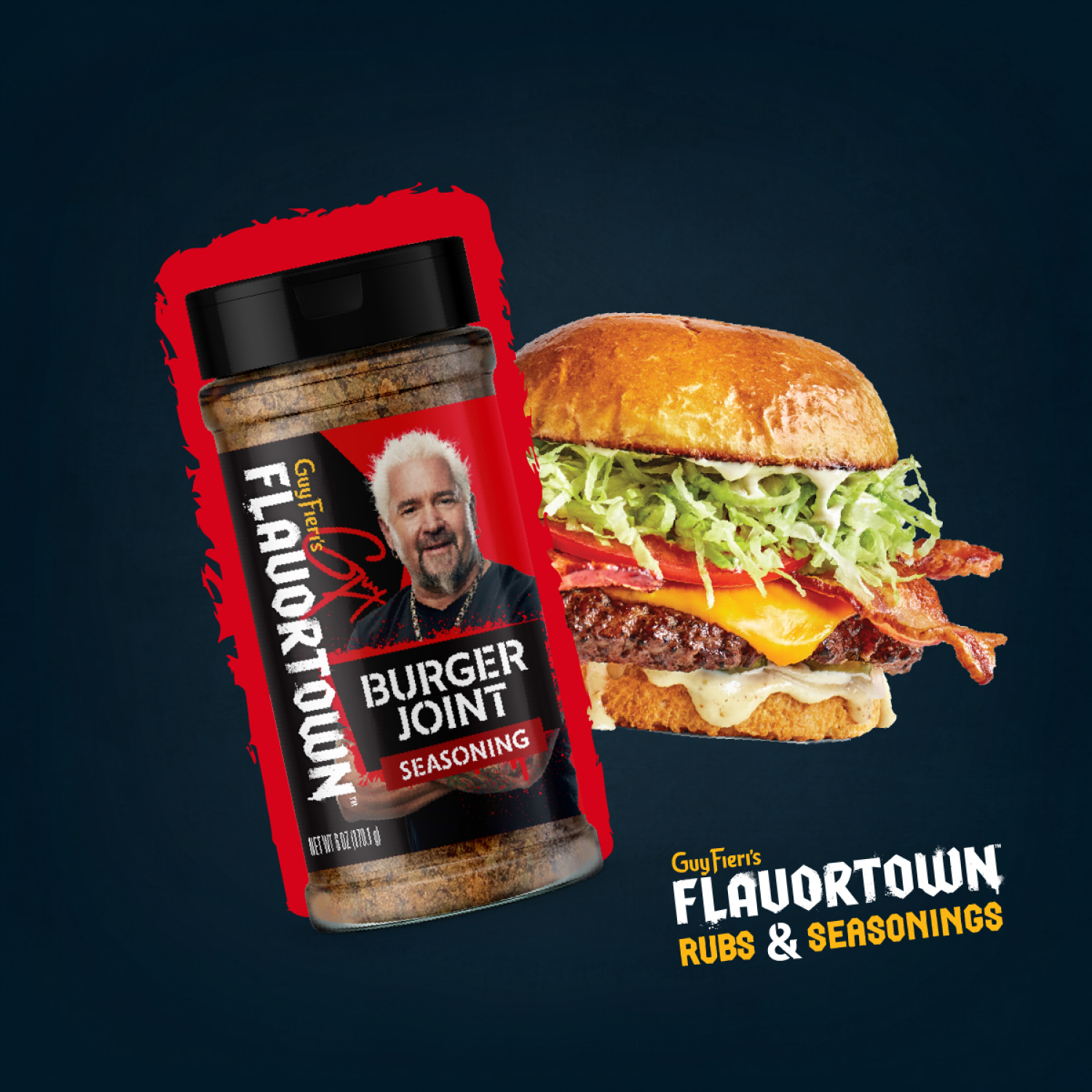 slide 7 of 7, Guy Fieri's Flavortown Burger Joint Seasoning 6 oz, 6 oz