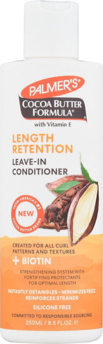 slide 6 of 9, Palmer's Cocoa Butter Formula + Biotin Length Retention Leave-In Conditioner, 8.5 fl. oz., 8.5 oz