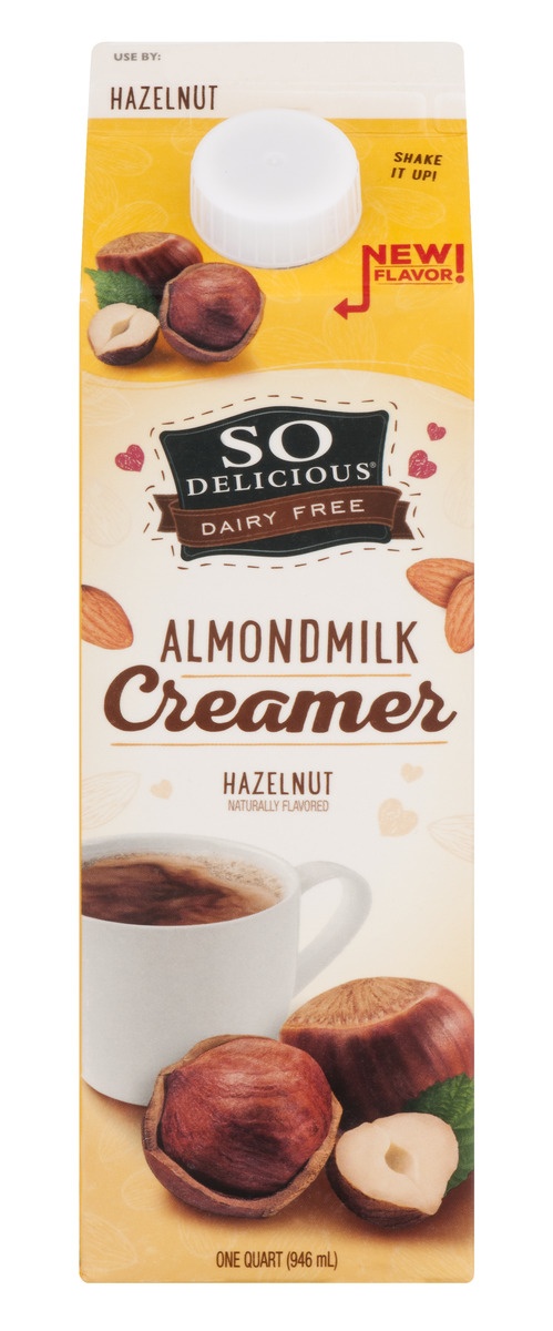 slide 1 of 8, So Delicious Almond Hazelnut Creamer, 32 fl oz