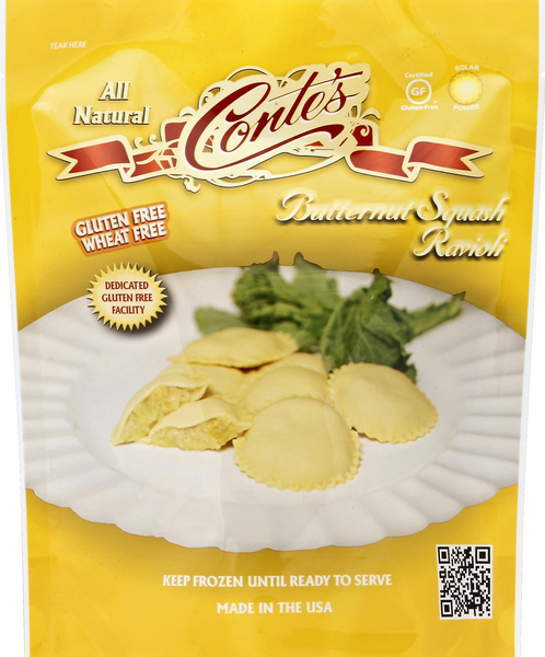 slide 1 of 1, Contes Ravioli Butternut Squash, 12 oz