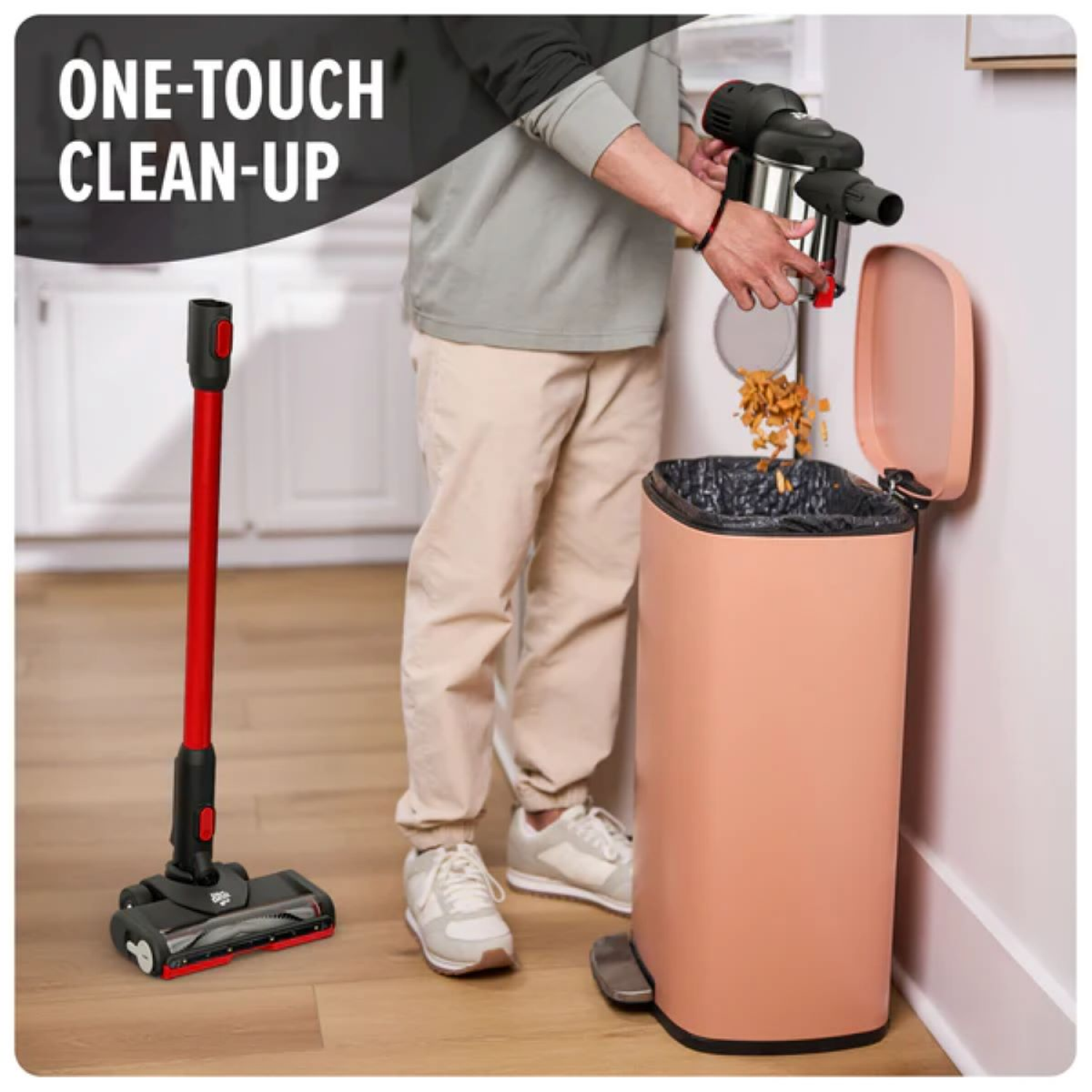 slide 4 of 8, Dirt Devil Cordless Standing Stick Vacuum, 1 ct