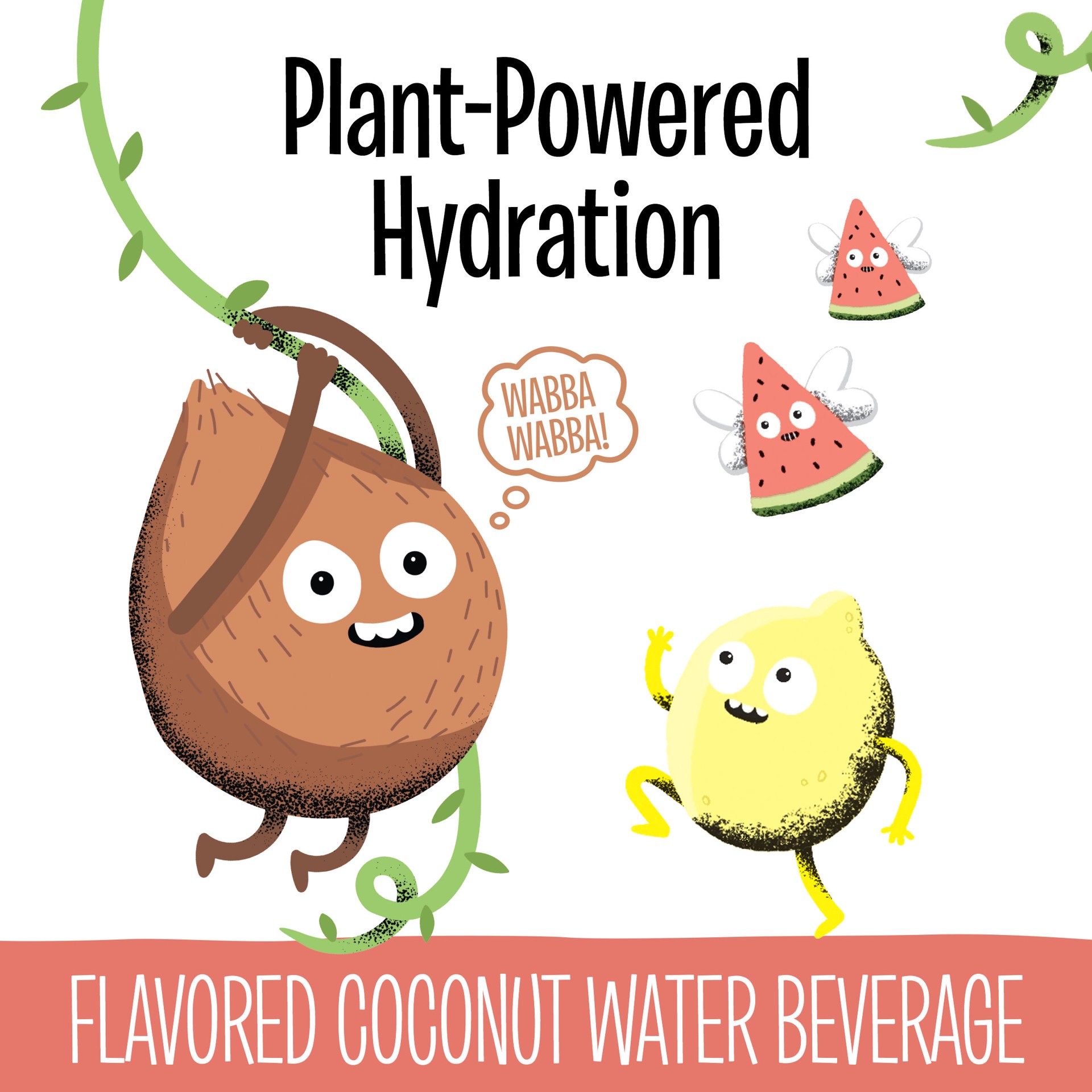 slide 3 of 5, Creative Roots Watermelon Lemonade Naturally Flavored Coconut Water Beverage, 8.5 fl oz Bottle, 8.50 fl oz