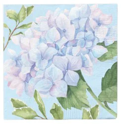 Sophistiplate Hydrangeas Cocktail Napkins