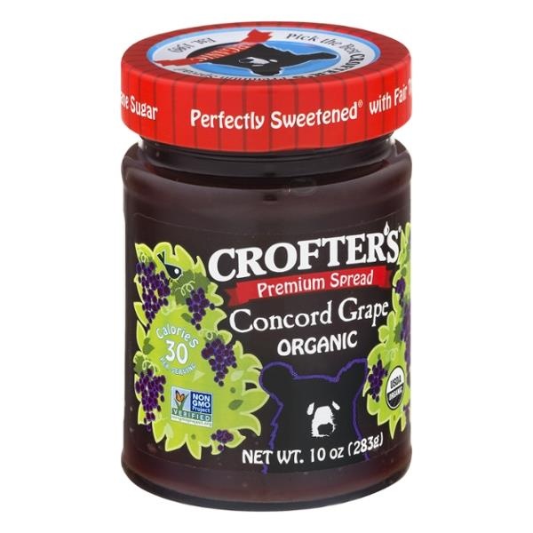 slide 1 of 1, Crofter's Concord Grape Premium Spread, 10 oz