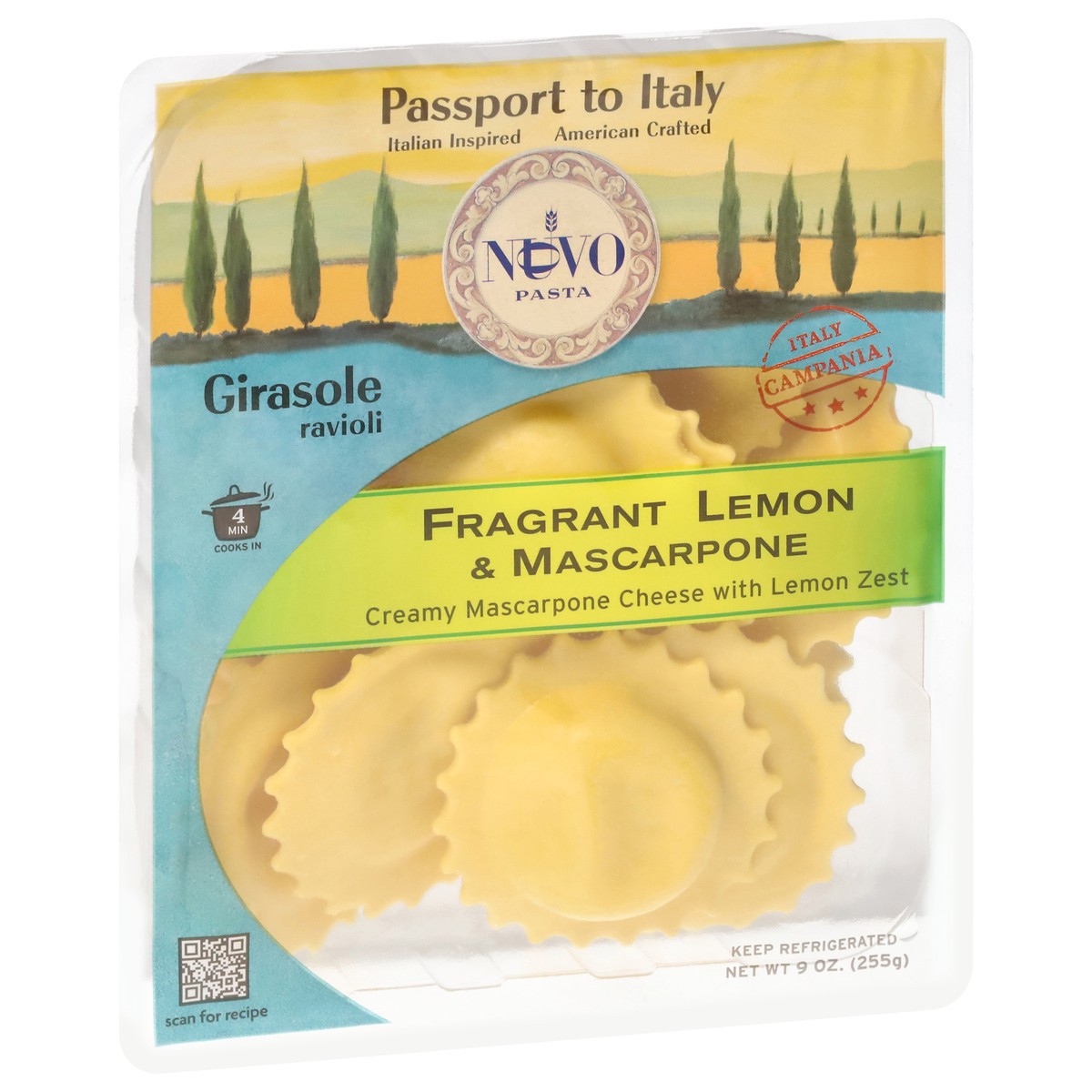 slide 9 of 13, Nuovo Fragrant Lemon & Mascarpone Ravioli 9 oz, 9 oz