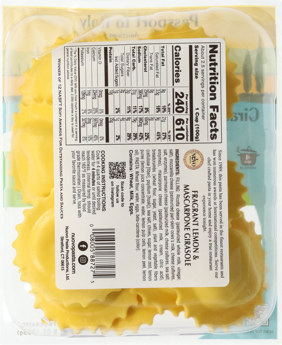 slide 12 of 13, Nuovo Fragrant Lemon & Mascarpone Ravioli 9 oz, 9 oz