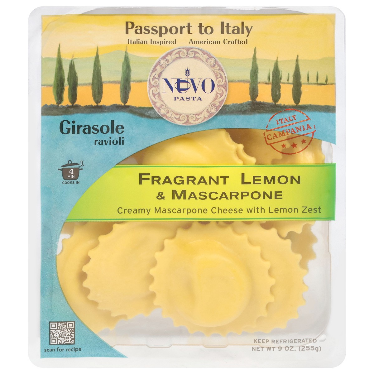 slide 11 of 13, Nuovo Fragrant Lemon & Mascarpone Ravioli 9 oz, 9 oz