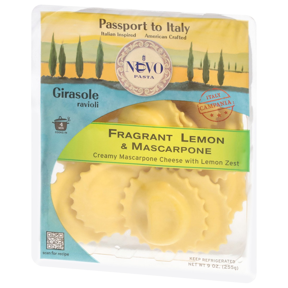 slide 10 of 13, Nuovo Fragrant Lemon & Mascarpone Ravioli 9 oz, 9 oz