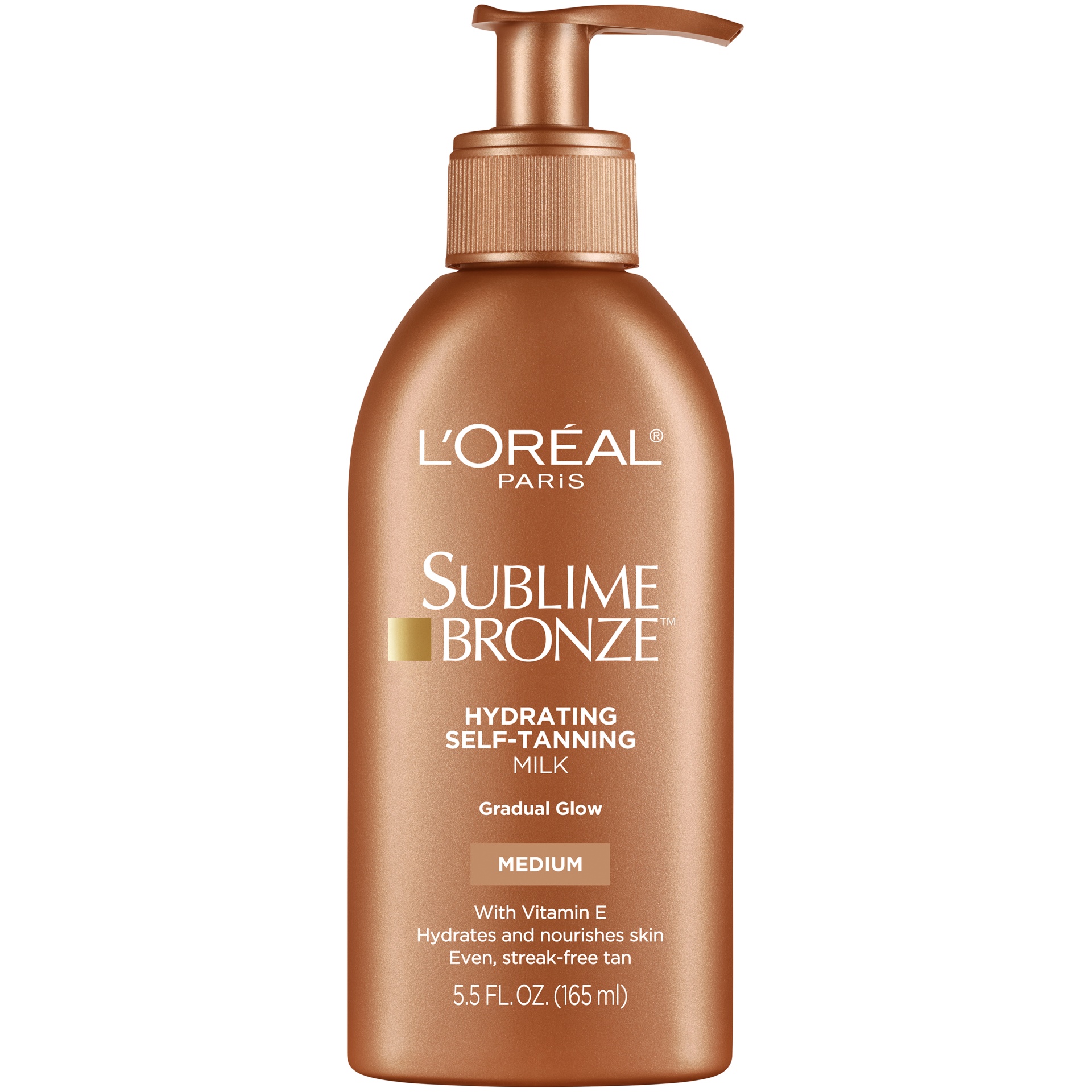 slide 2 of 2, L'Oréal Sublime Bronze Hydrating Self-Tanning Milk Medium, 5.5 fl oz