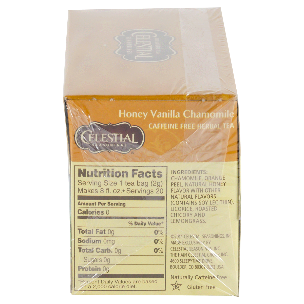 slide 3 of 6, Celestial Seasonings Honey Vanilla Chamomile Caffeine-Free Herbal Tea, 20 ct