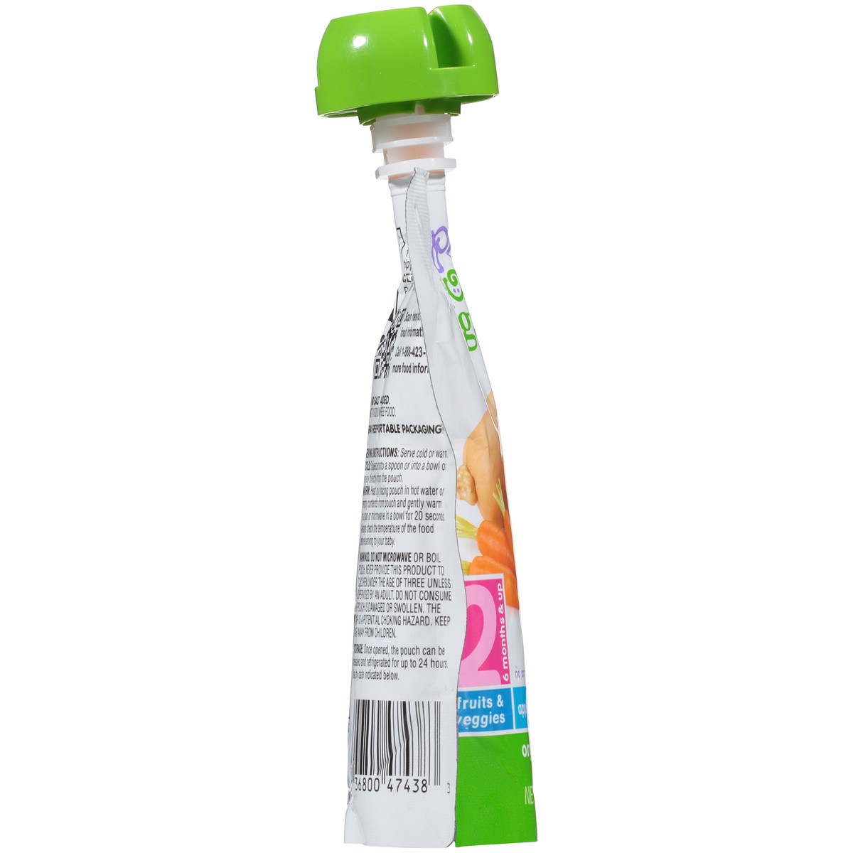 slide 9 of 9, Tippy Toes Organic 2 (6 Months & Up) Apple Carrot Butternut Squash Chia Baby Food 3.5 oz, 3.5 oz