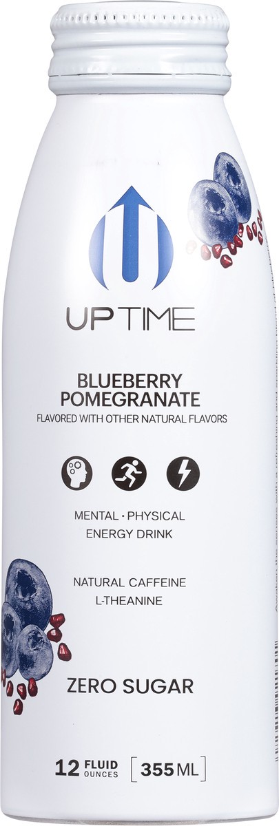 slide 5 of 9, UPTIME Energy Blueberry Pomegranate Sugar Free, 12 fl oz