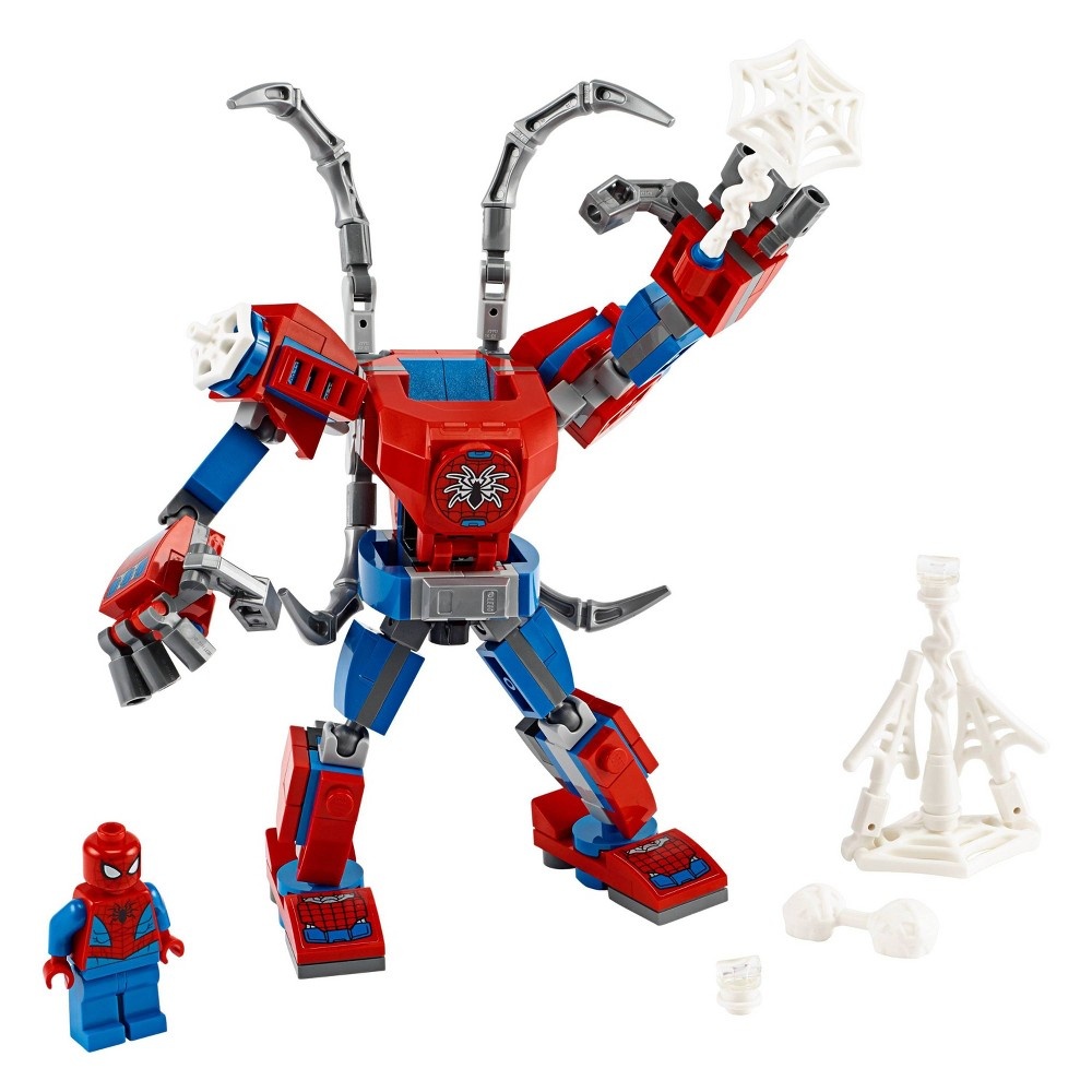 slide 6 of 7, LEGO Marvel Spider-Man: Spider-Man Mech 76146 Building Playset, 1 ct