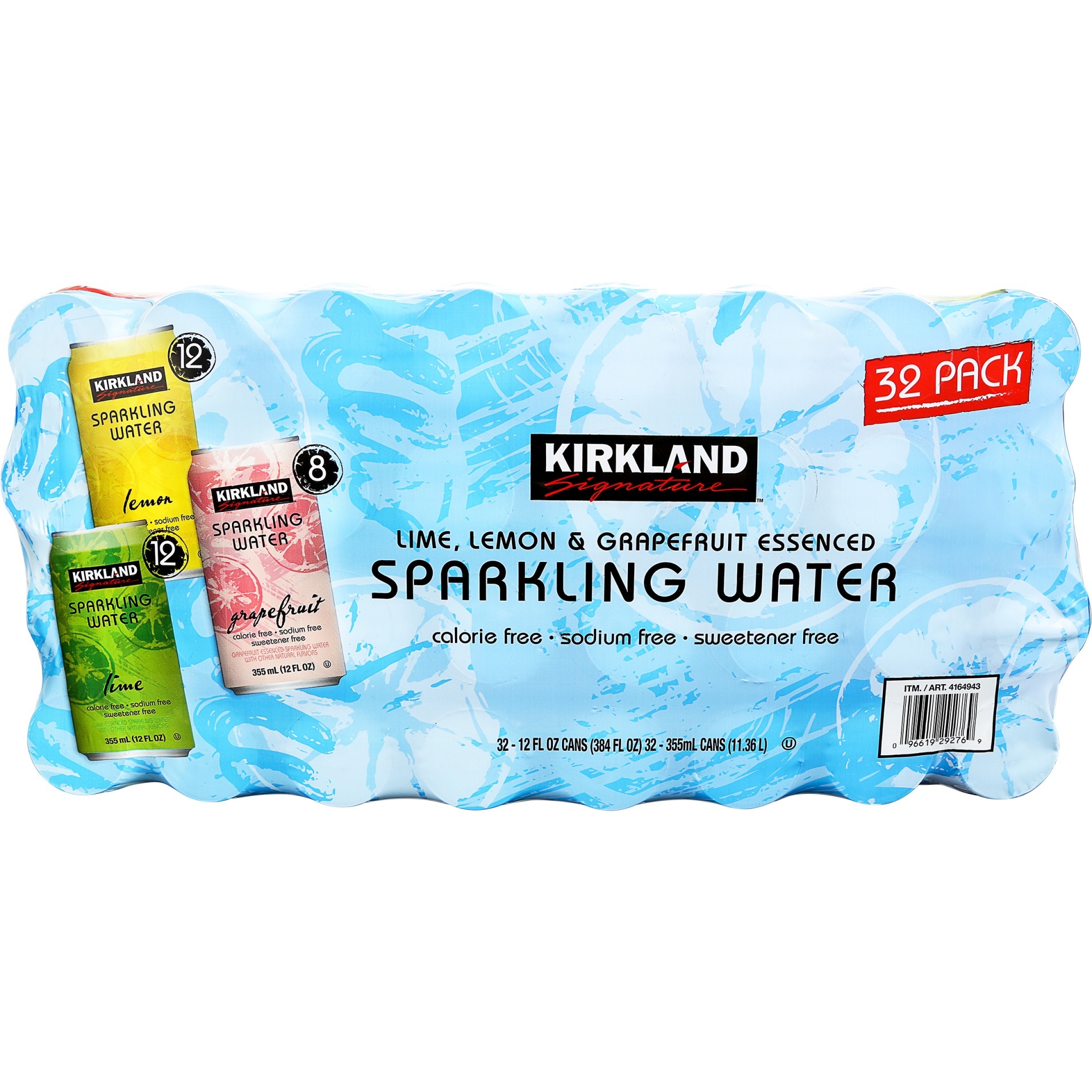 slide 1 of 1, Kirkland Signature Sparkling Water Variety Pack, 